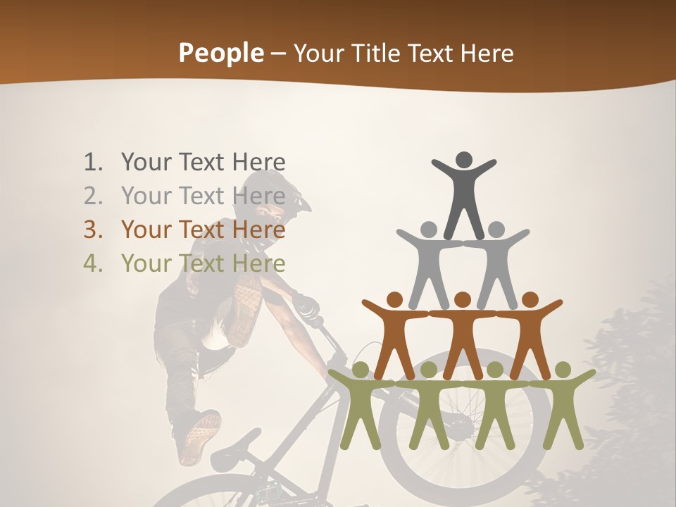 Biker Fast One PowerPoint Template