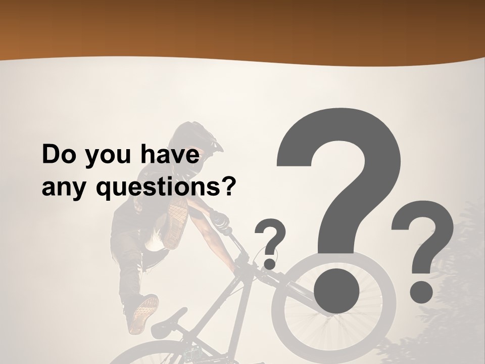 Biker Fast One PowerPoint Template