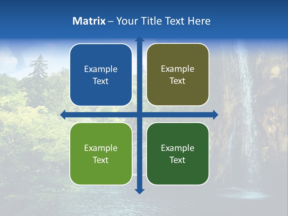 Cascade Freshness Summer PowerPoint Template