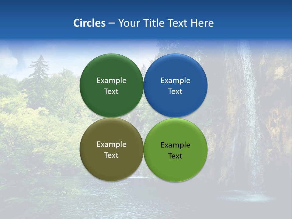 Cascade Freshness Summer PowerPoint Template