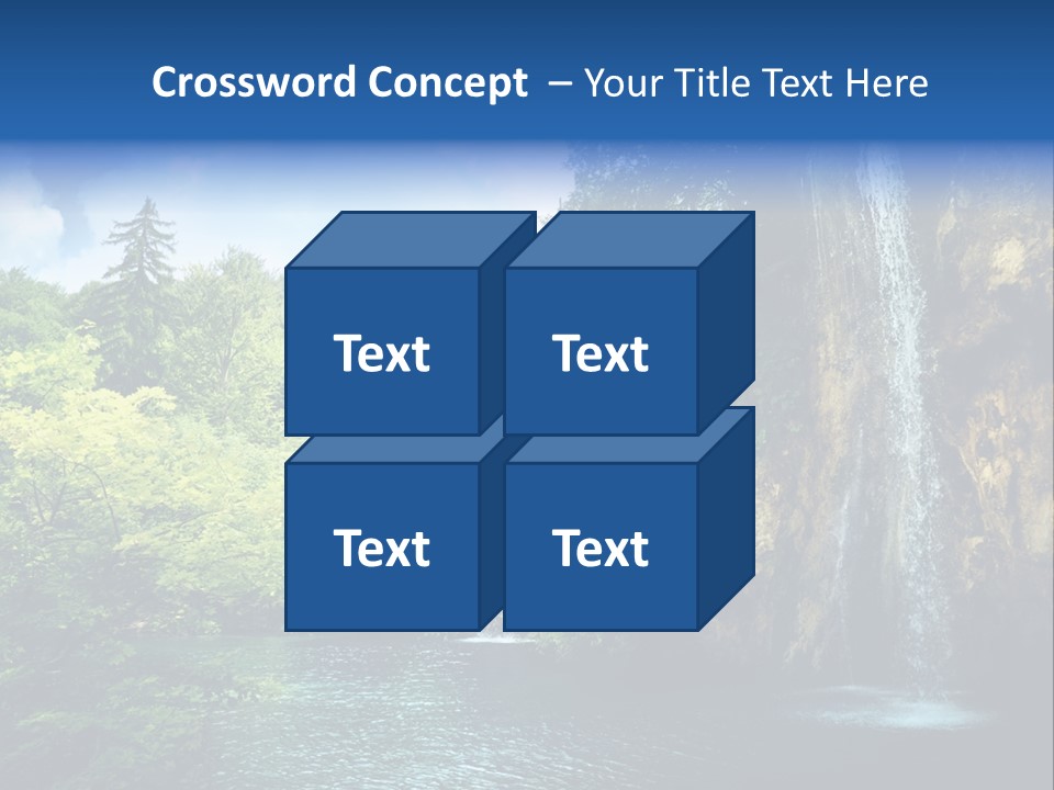 Cascade Freshness Summer PowerPoint Template
