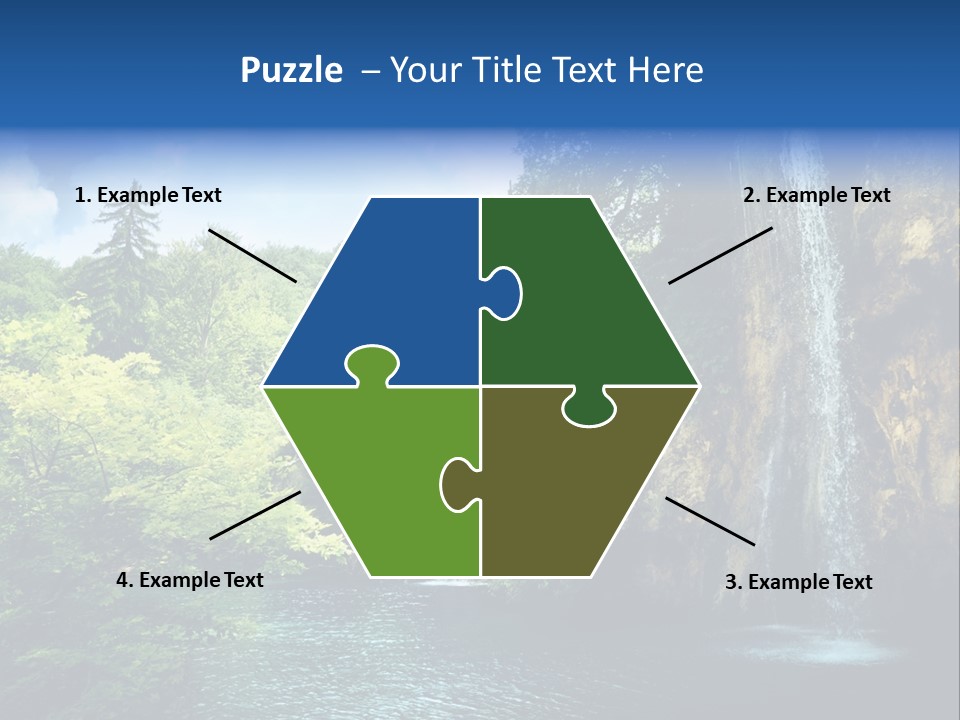 Cascade Freshness Summer PowerPoint Template