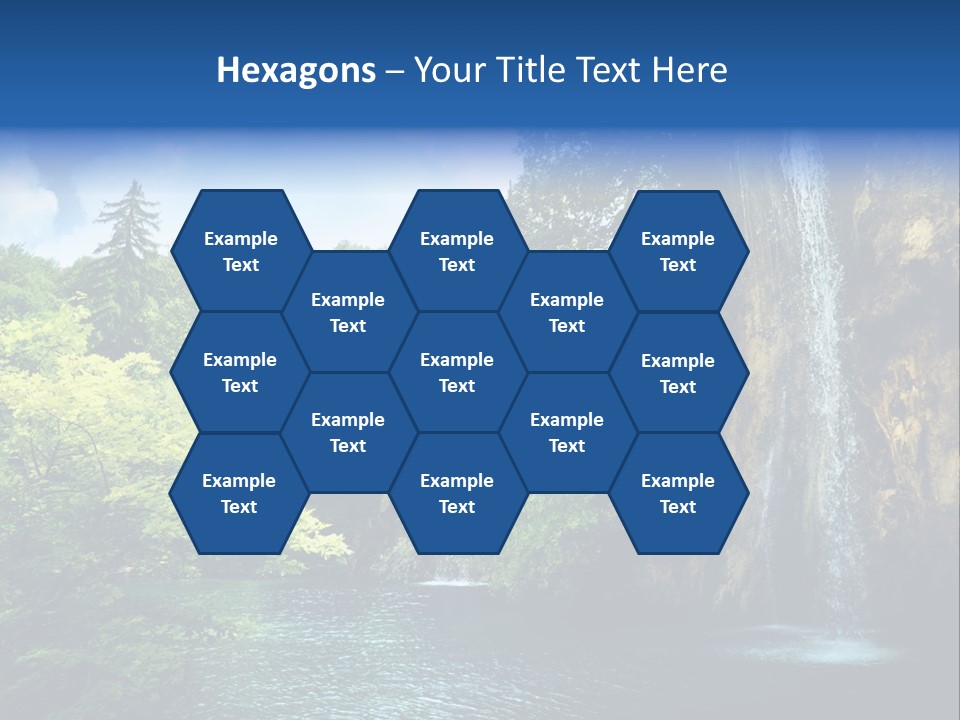 Cascade Freshness Summer PowerPoint Template