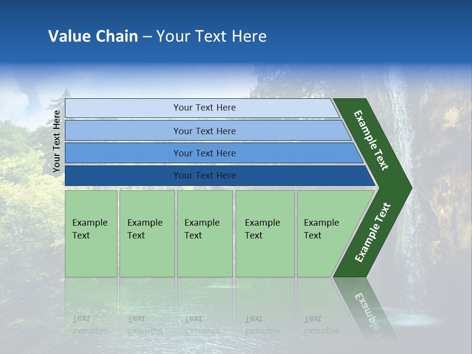 Cascade Freshness Summer PowerPoint Template