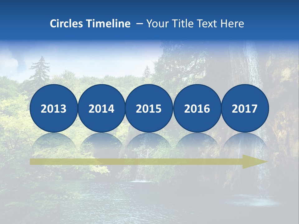 Cascade Freshness Summer PowerPoint Template