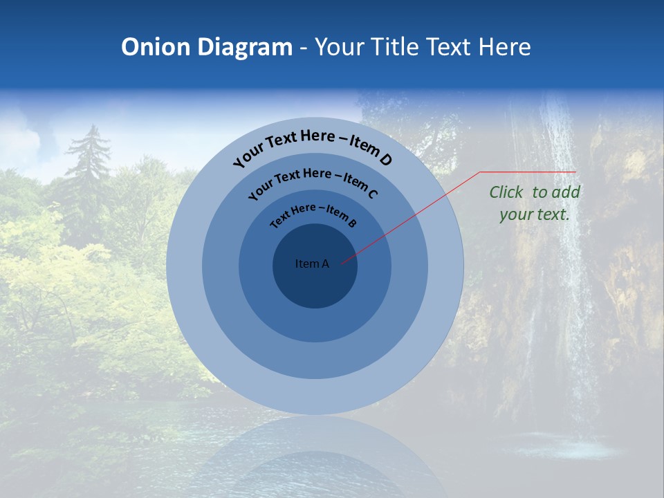 Cascade Freshness Summer PowerPoint Template