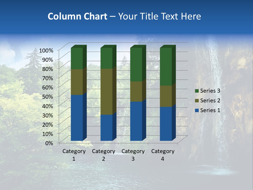 Cascade Freshness Summer PowerPoint Template
