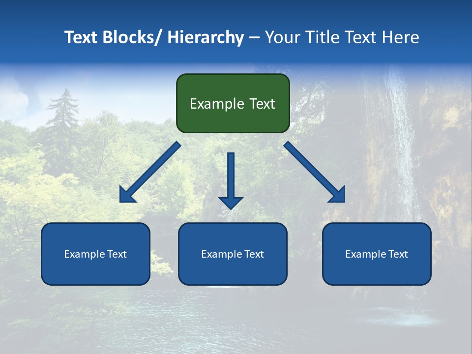 Cascade Freshness Summer PowerPoint Template