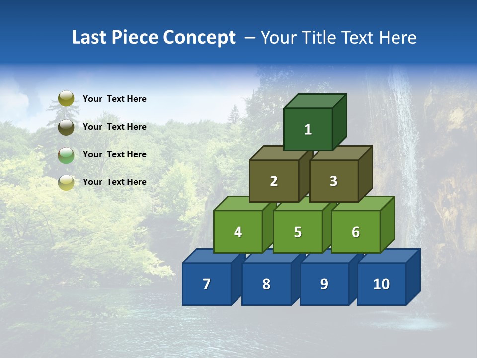 Cascade Freshness Summer PowerPoint Template