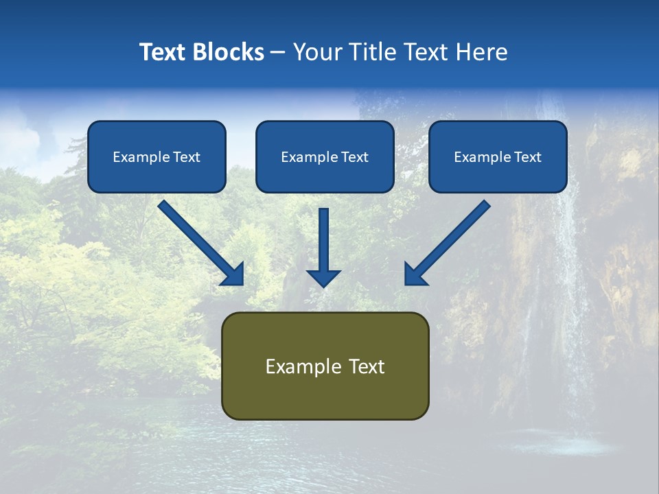 Cascade Freshness Summer PowerPoint Template
