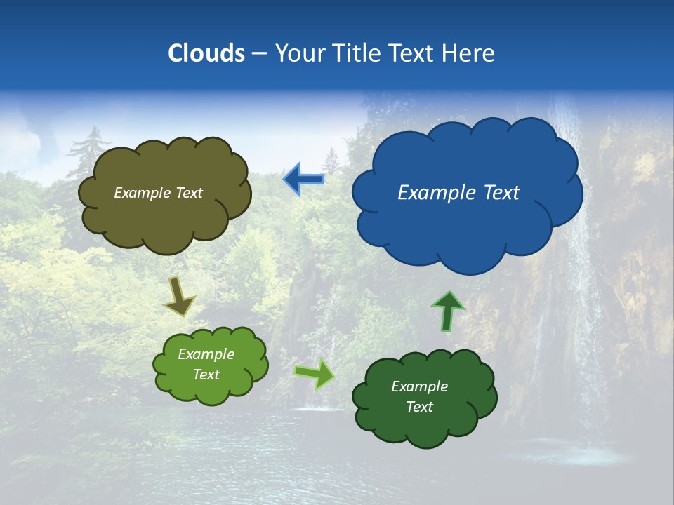 Cascade Freshness Summer PowerPoint Template