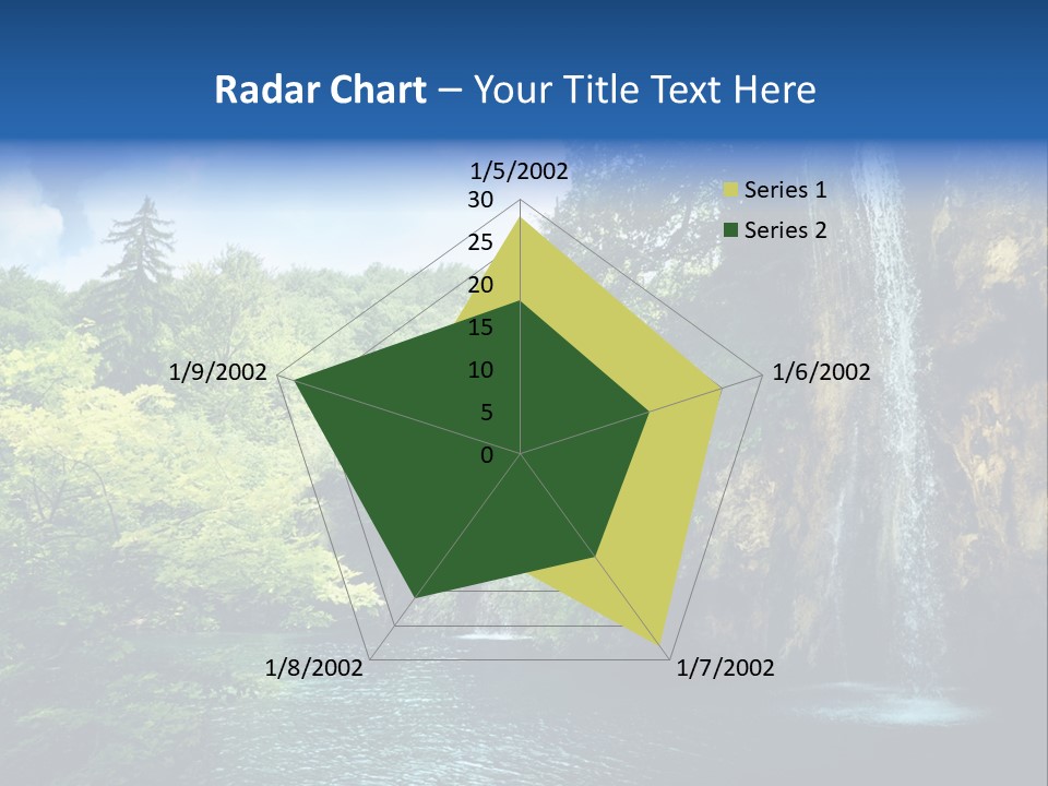 Cascade Freshness Summer PowerPoint Template