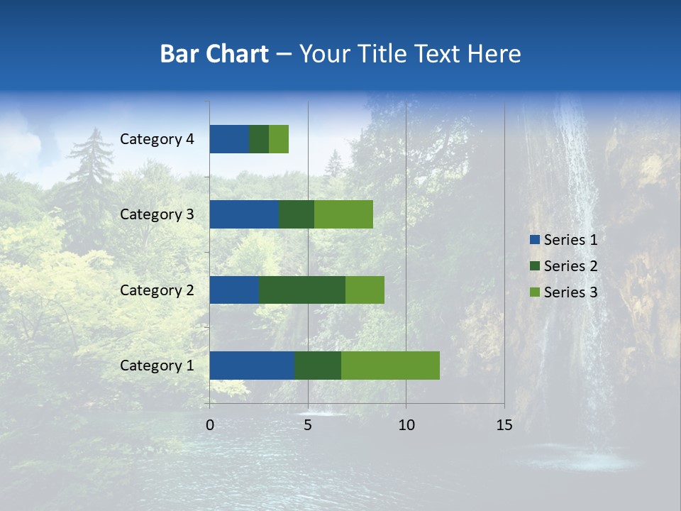 Cascade Freshness Summer PowerPoint Template
