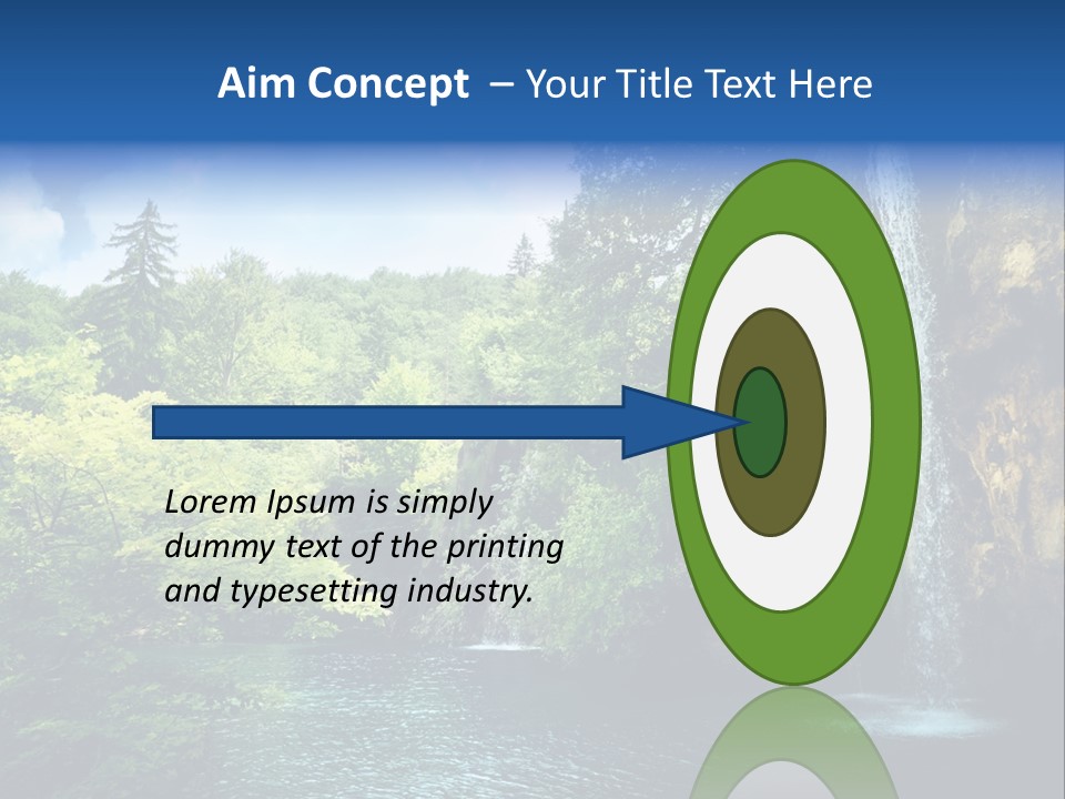 Cascade Freshness Summer PowerPoint Template