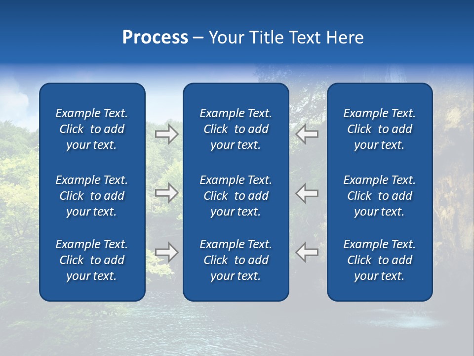 Cascade Freshness Summer PowerPoint Template