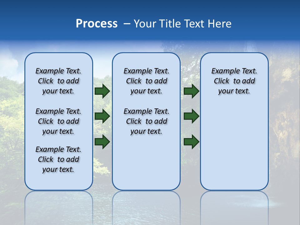 Cascade Freshness Summer PowerPoint Template