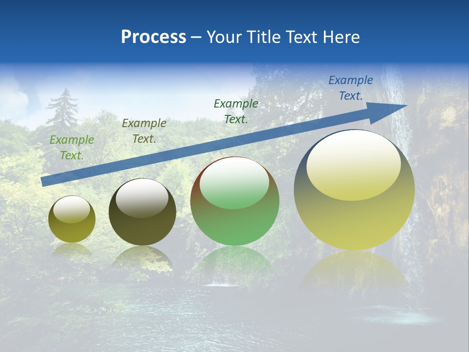 Cascade Freshness Summer PowerPoint Template