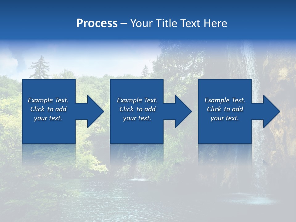 Cascade Freshness Summer PowerPoint Template
