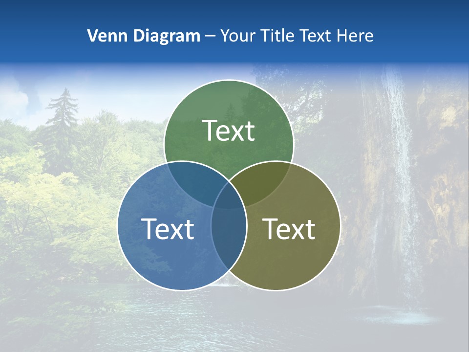 Cascade Freshness Summer PowerPoint Template