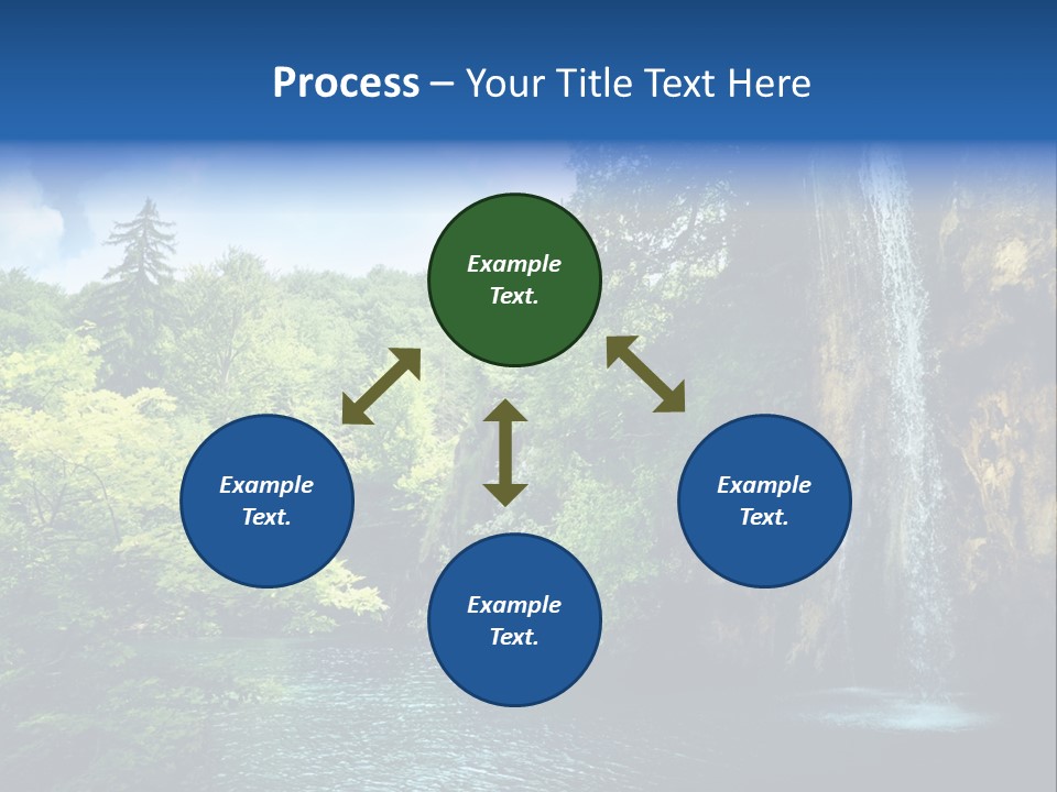 Cascade Freshness Summer PowerPoint Template