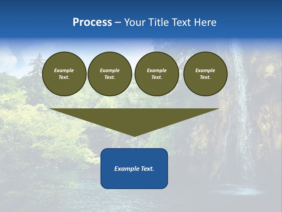 Cascade Freshness Summer PowerPoint Template