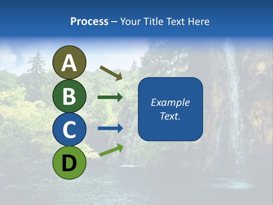 Cascade Freshness Summer PowerPoint Template