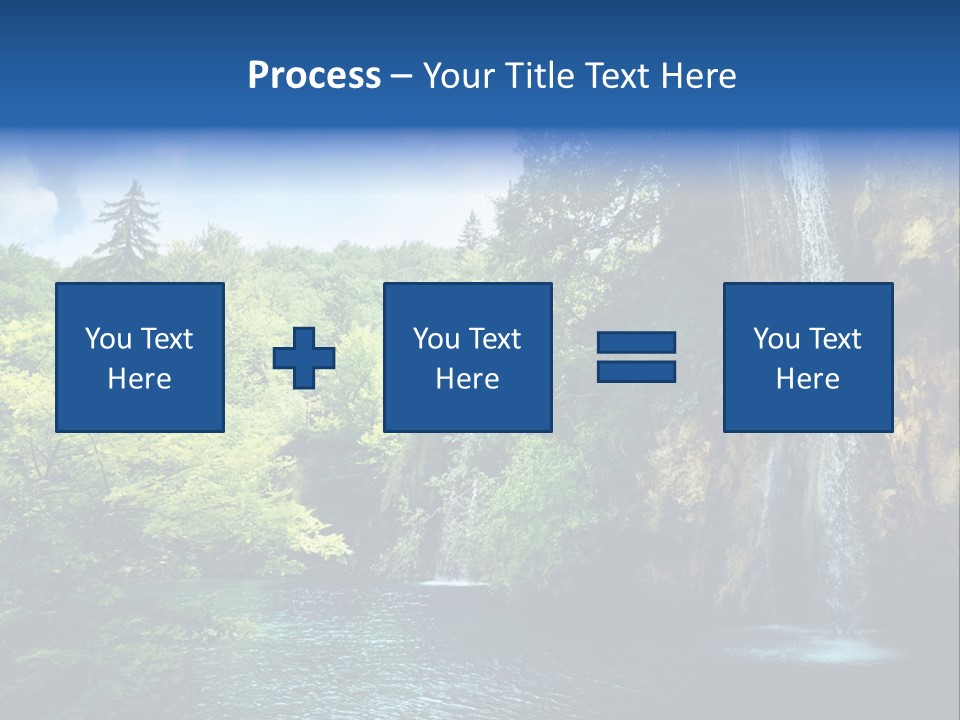 Cascade Freshness Summer PowerPoint Template