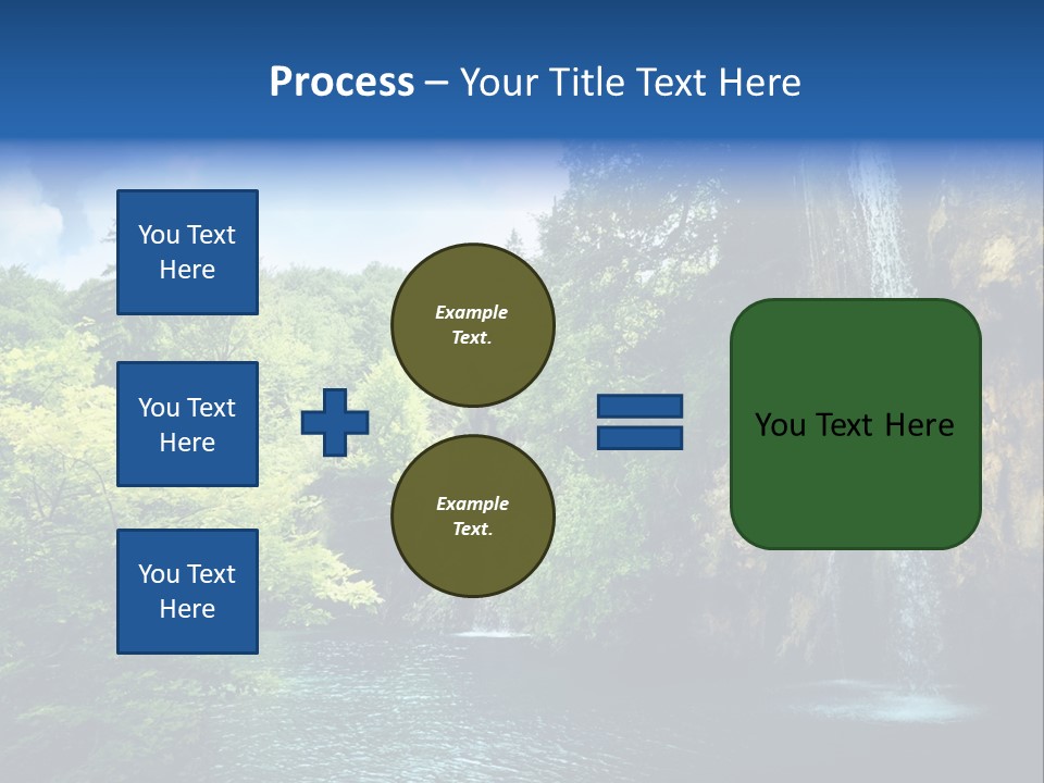 Cascade Freshness Summer PowerPoint Template