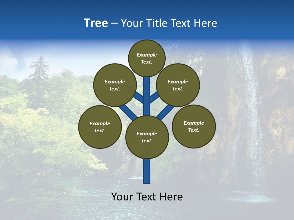 Cascade Freshness Summer PowerPoint Template