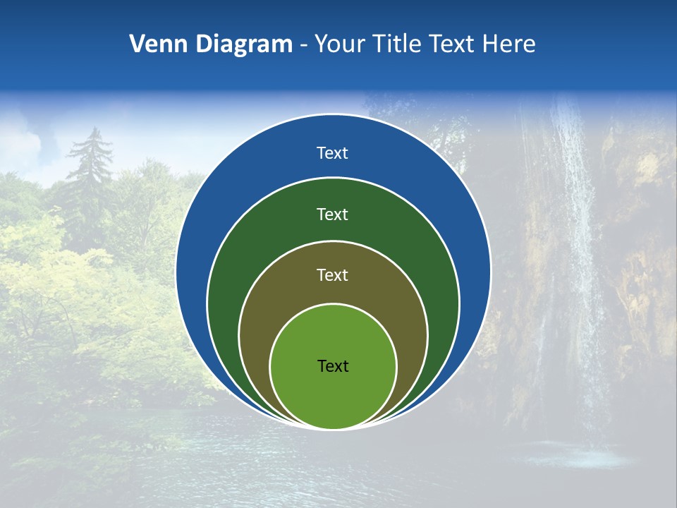 Cascade Freshness Summer PowerPoint Template