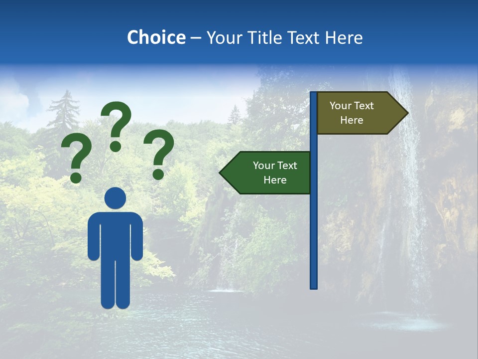 Cascade Freshness Summer PowerPoint Template