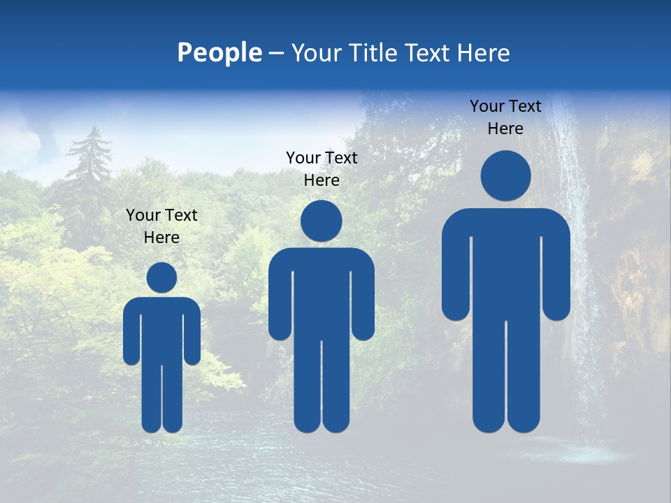 Cascade Freshness Summer PowerPoint Template