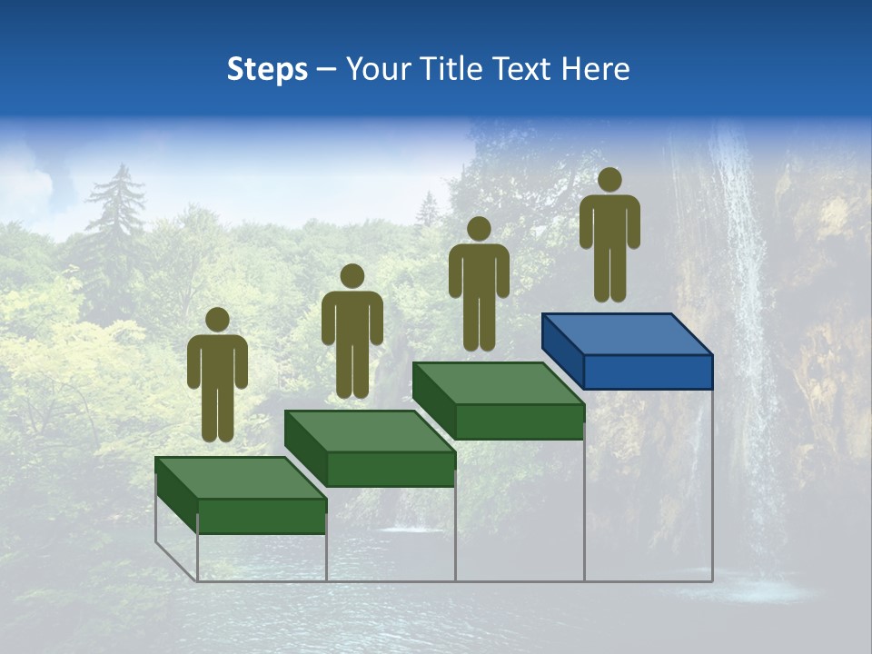 Cascade Freshness Summer PowerPoint Template