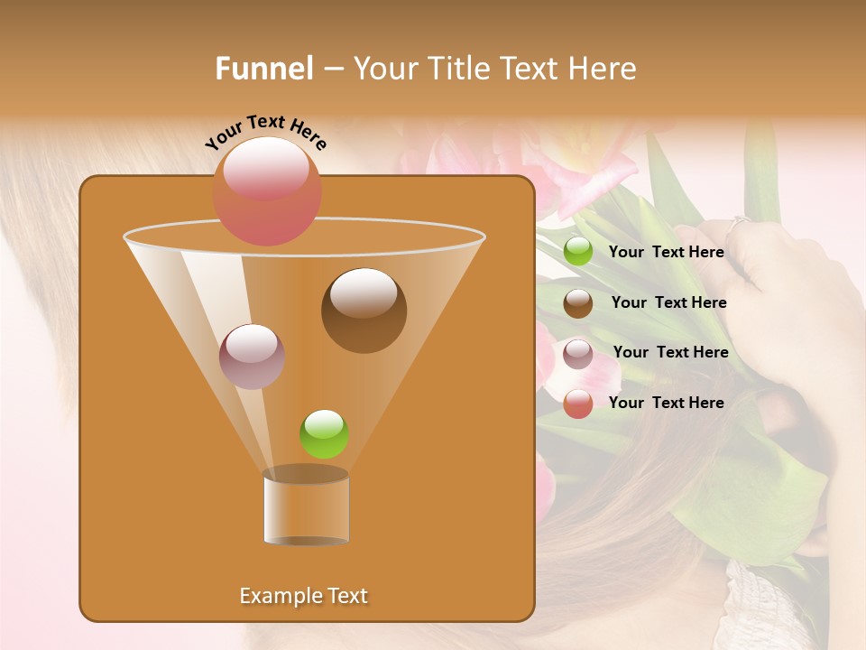 Young Cheerful Hair PowerPoint Template