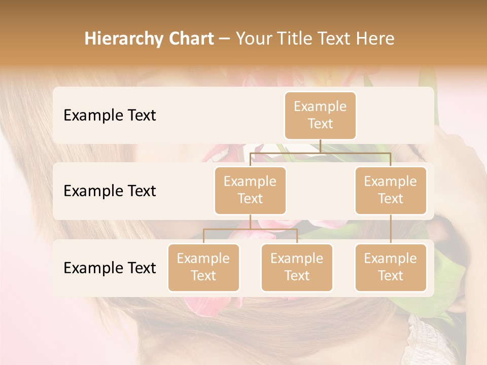 Young Cheerful Hair PowerPoint Template