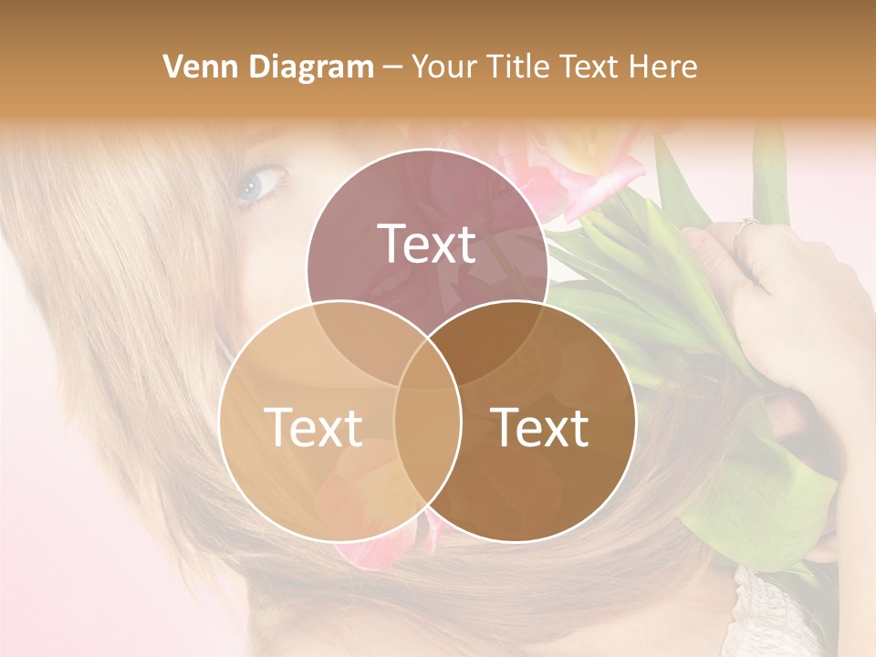 Young Cheerful Hair PowerPoint Template