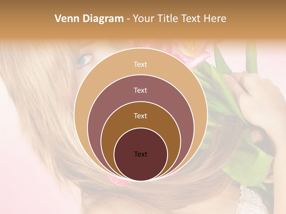 Young Cheerful Hair PowerPoint Template