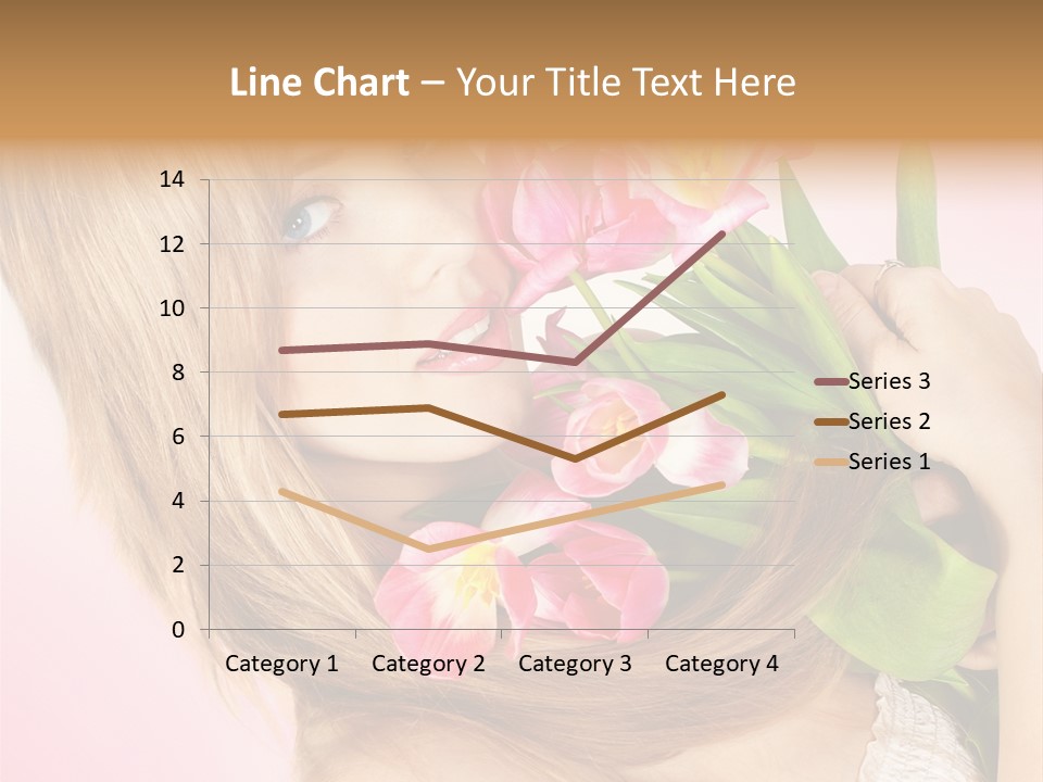 Young Cheerful Hair PowerPoint Template