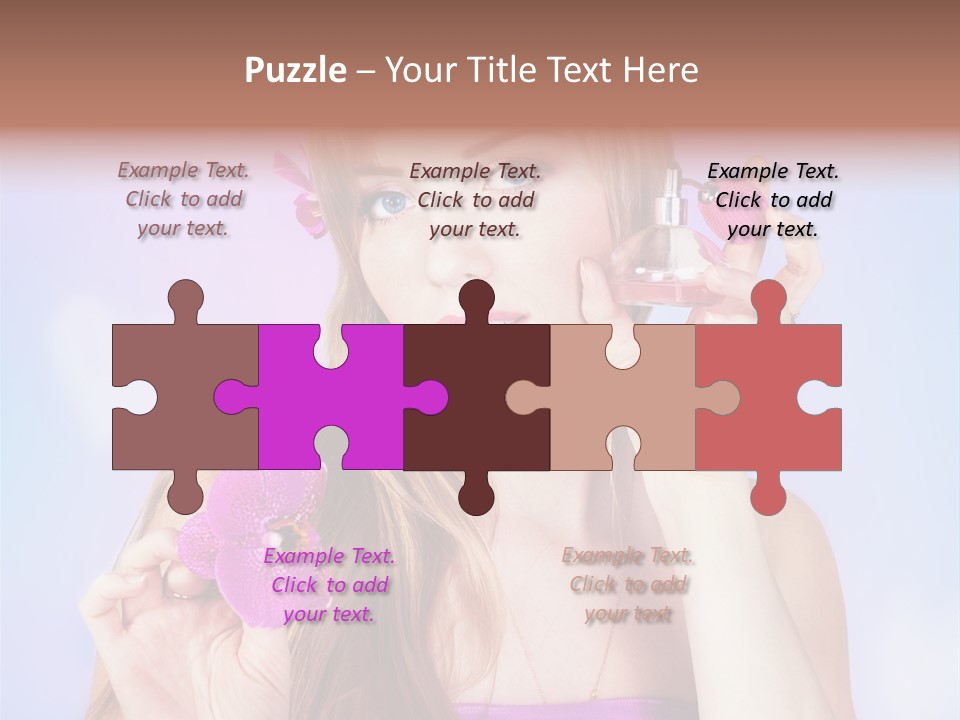 Person Beauty Youth PowerPoint Template