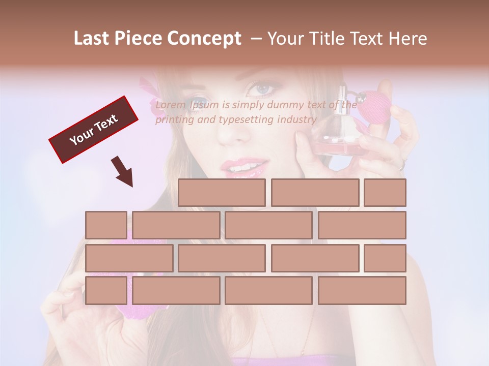 Person Beauty Youth PowerPoint Template