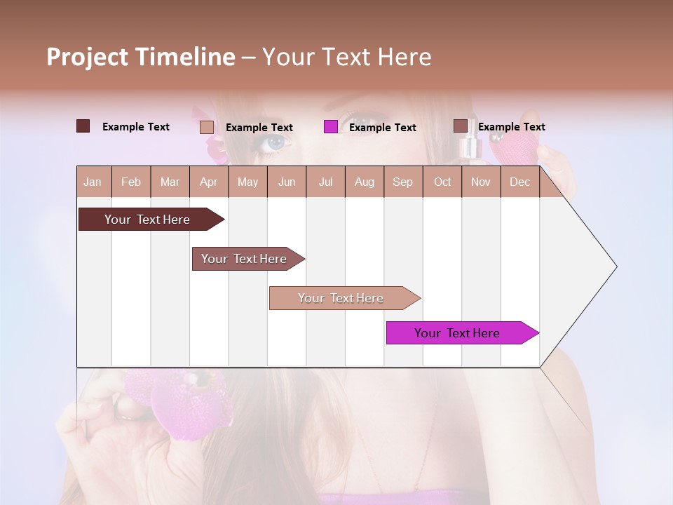 Person Beauty Youth PowerPoint Template