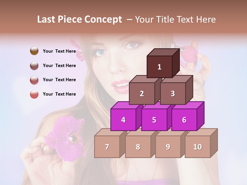 Person Beauty Youth PowerPoint Template