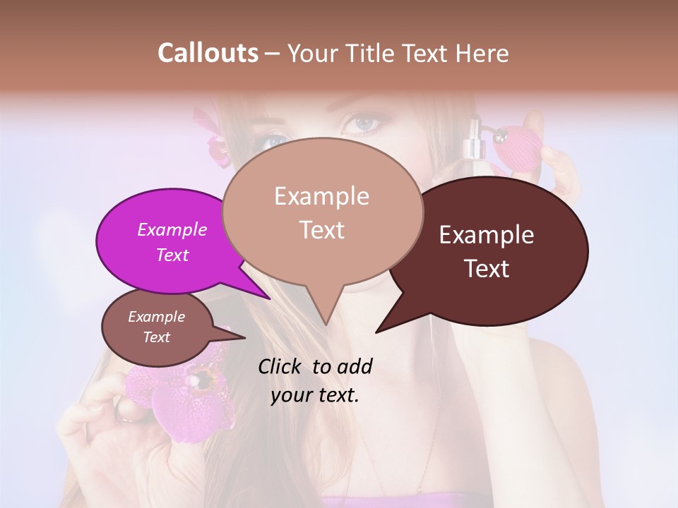 Person Beauty Youth PowerPoint Template