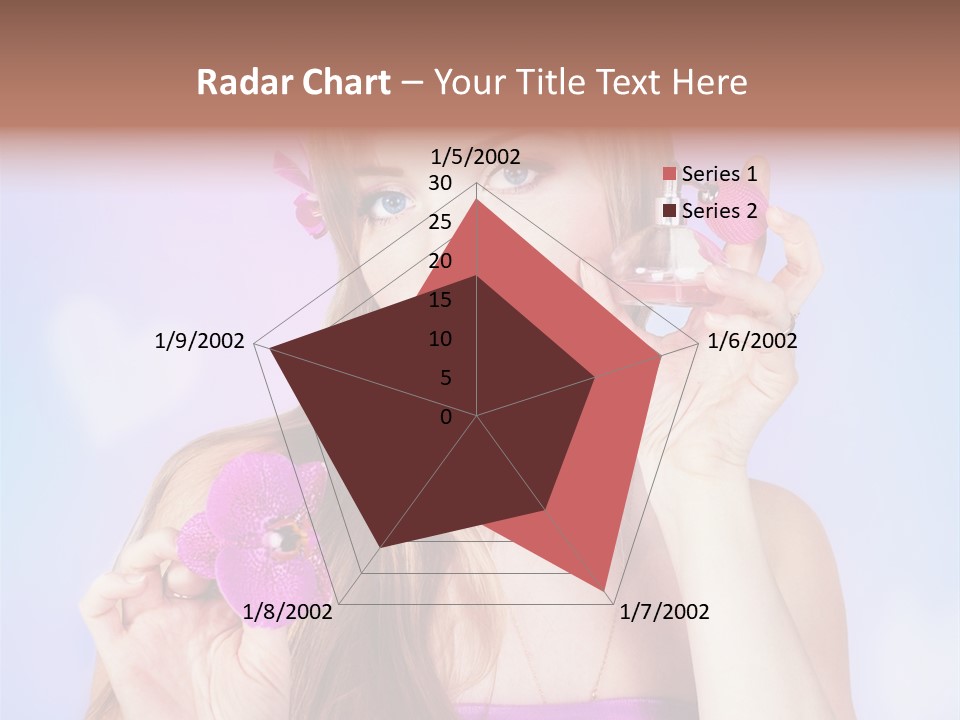 Person Beauty Youth PowerPoint Template