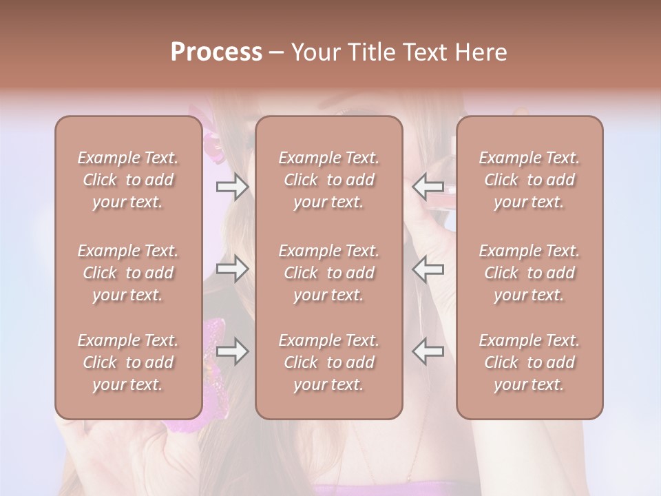 Person Beauty Youth PowerPoint Template
