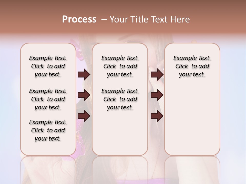 Person Beauty Youth PowerPoint Template