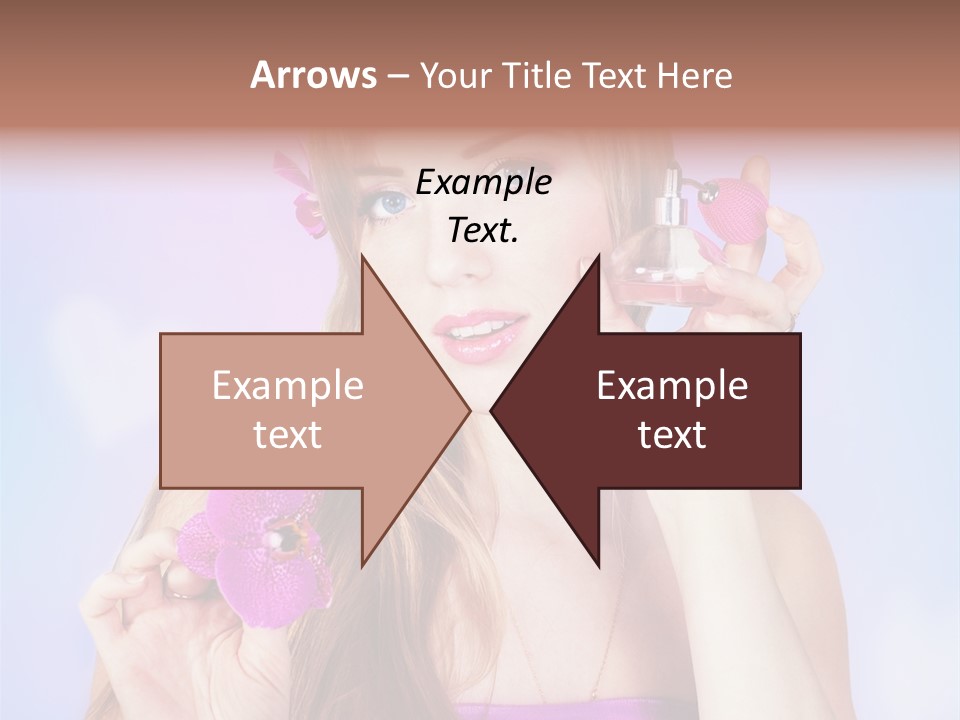 Person Beauty Youth PowerPoint Template