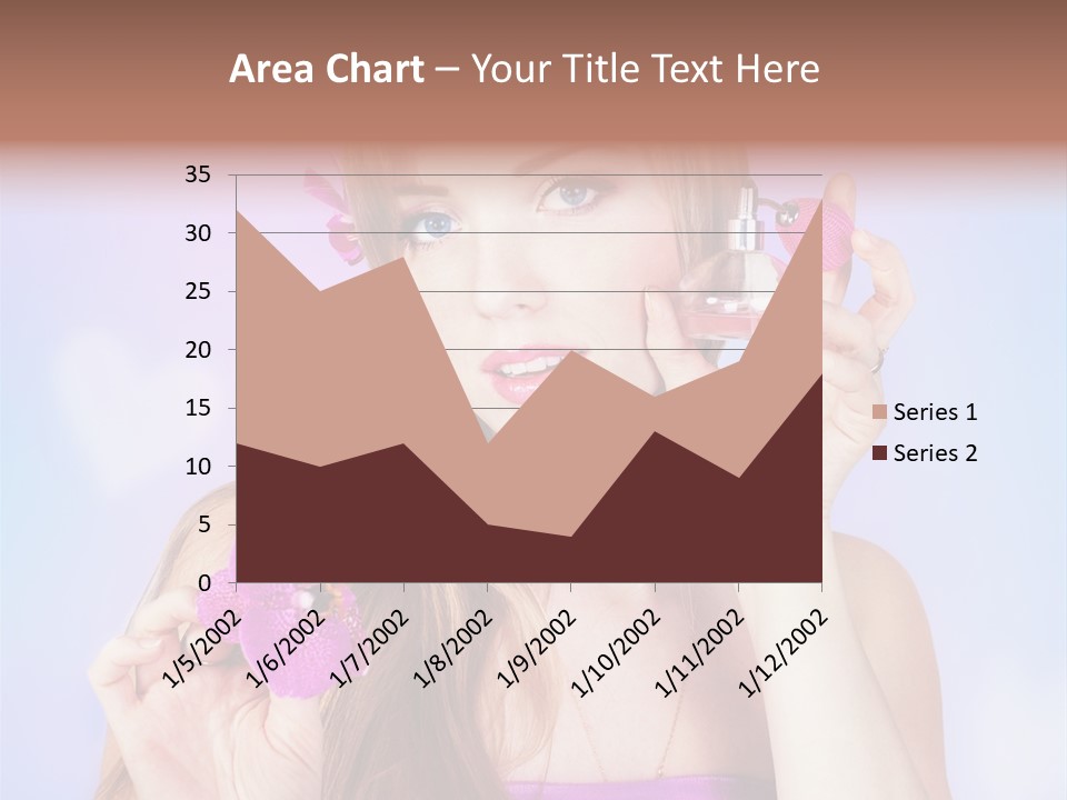 Person Beauty Youth PowerPoint Template