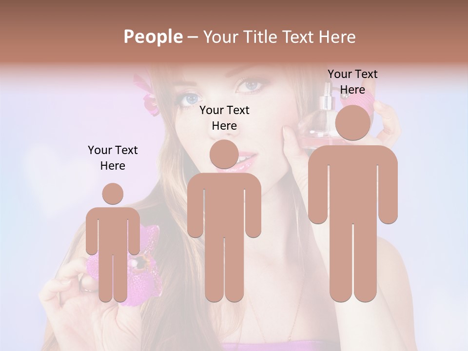 Person Beauty Youth PowerPoint Template