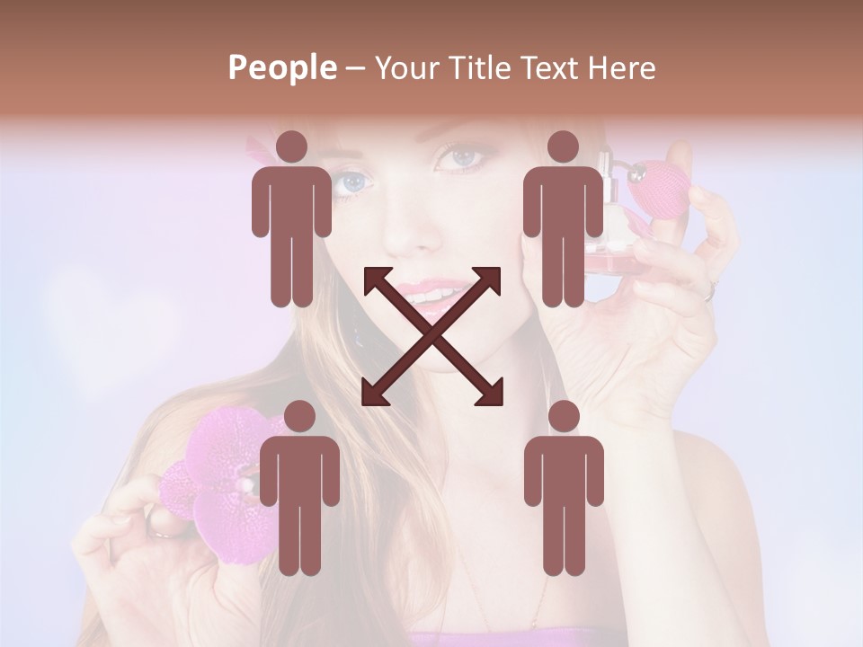 Person Beauty Youth PowerPoint Template